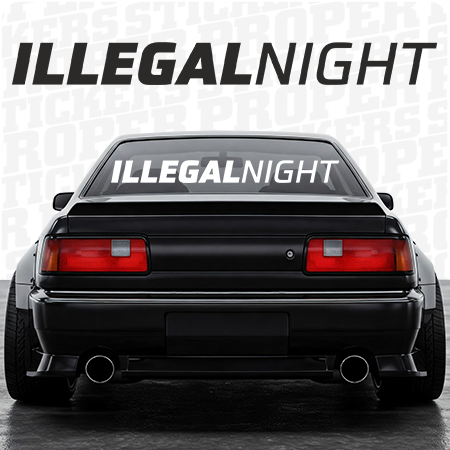 ILLEGAL NIGHT naklejka